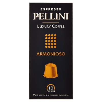 Caffè Espresso Armonioso Luxury Pellini - 10 Capsule 52 g