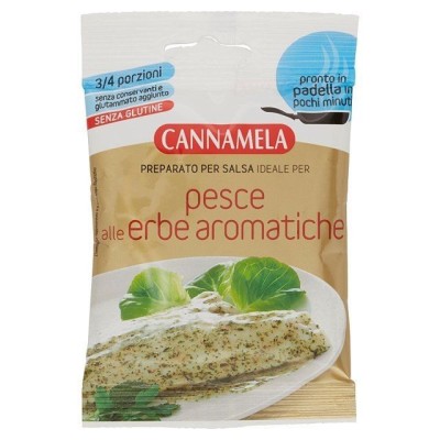 Preparato per Salsa Ideale per Pesce alle Erbe Aromatiche Cannamela - 30 g