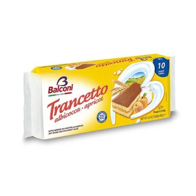 Trancetto Albicocca conf. 10 pezzi Balconi - 280 g