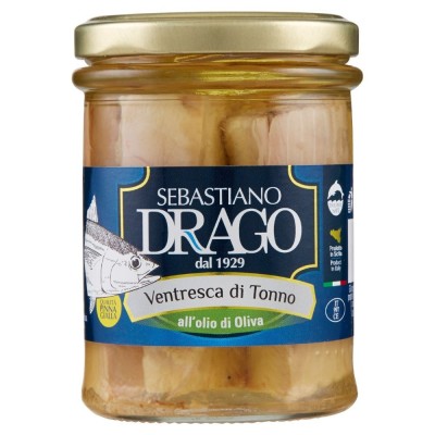 Ventresca di Tonno all'Olio di Oliva Sebastiano Drago - 200 g