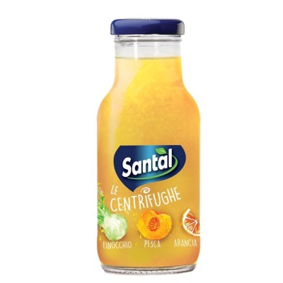 Succo di Frutta Le Centrifughe Finocchio - Pesca - Arancia Santal - 250 ml