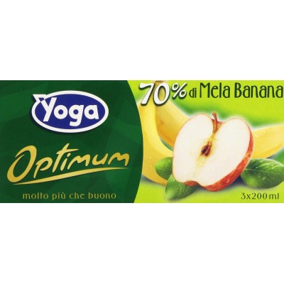 Succo  Optimum  Mela Banana  Yoga - 3 x 200 ml