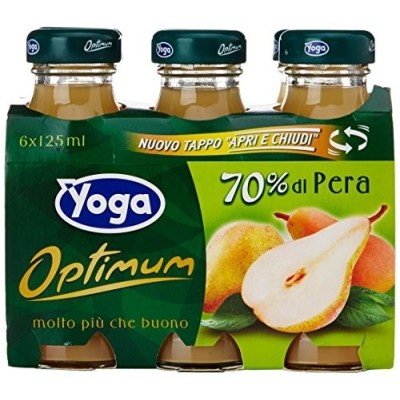 Succo  Optimum  Pera  Yoga - 6 x 125 ml