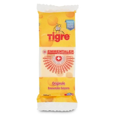 Formaggio Emmental Svizzero DOP Tigre - 200 g