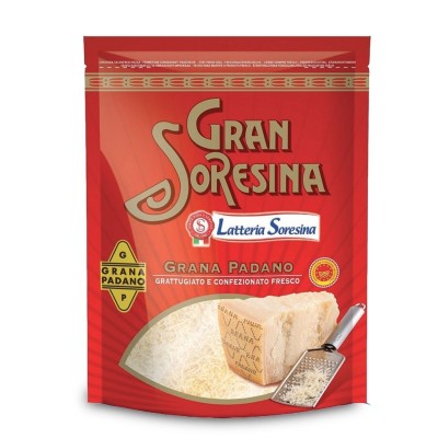 Formaggio Grana Padano DOP Grattugiato Soresina - 200 g