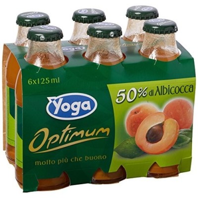 Succo  Optimum  Albicocca  Yoga - 6 x 125 ml