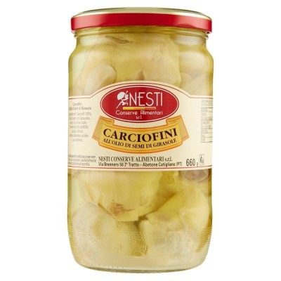 Carciofini all'Olio di Semi di Girasole Nesti - 660 g