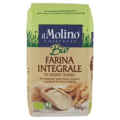 Farina di Grano Tenero Integrale BIO Molino Chiavazza - 500 g