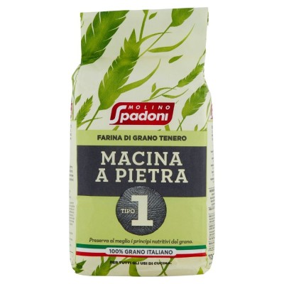 Farina di Grano Tenero Tipo "1" Macina a Pietra Molino Spadoni - 1000 g