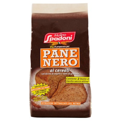 Farina di Segale e Semi di Girasole Pane Nero Molino Spadoni - 1000 g