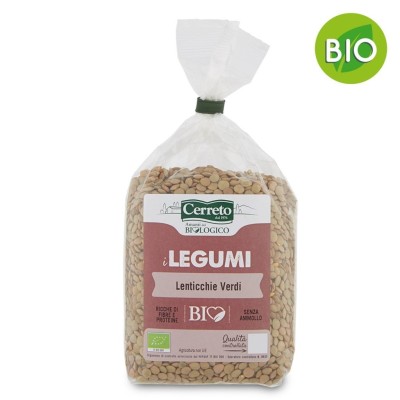 Lenticchie Verdi BIO Cerreto - 500 g