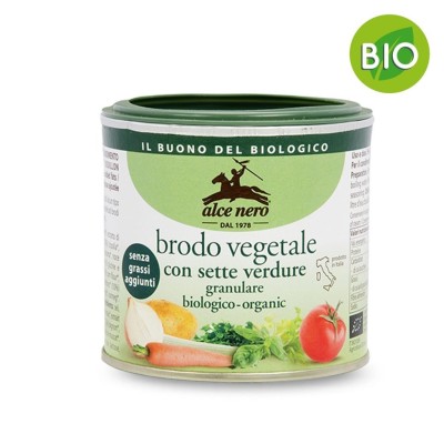 Brodo Granulare Vegetale BIO  Alce Nero - 120 g
