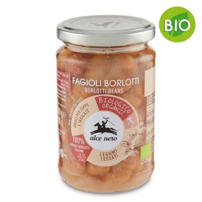 Fagioli Borlotti Lessati BIO Alce Nero - 300 g