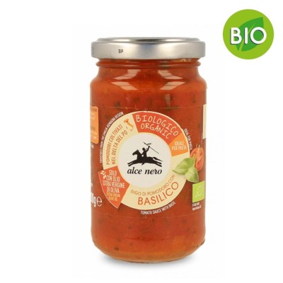 Sugo di Pomodoro e Basilico  BIO Alce Nero - confezione da 200  g