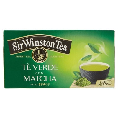 Tè Verde con Matcha 20 filtri Sir Winston Tea - 37 g