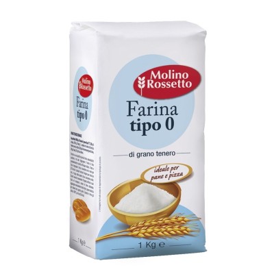 Farina di Grano Tenero "0" Molino Rossetto - 1 Kg