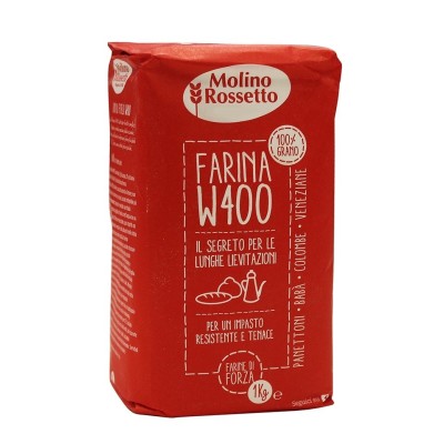 Farina di Grano Tenero "00" di Forza W 400 Molino Rossetto - 1 Kg