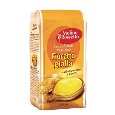 Farina di Mais Fioretto Gialla per Polenta Molino Rossetto - 1 Kg