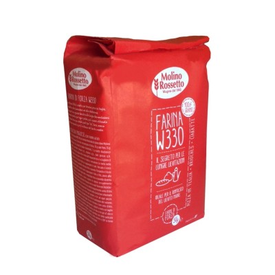 Farina di Grano Tenero Tipo "00" W 330 Molino Rossetto - 5000 g
