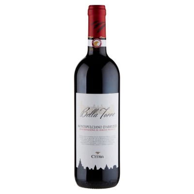 Vino Rosso Montepulciano d'Abruzzo DOP Bella Torre Citra - 750 ml