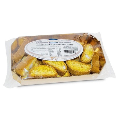 Biscotti Cantuccini al Pistacchio in Vaschetta Monardo - 135 g