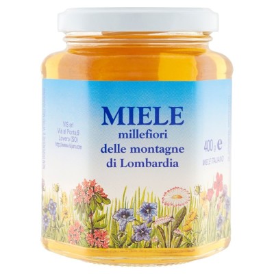 Miele di Millefiori delle Montagne di Lombardia Vis - 400 g