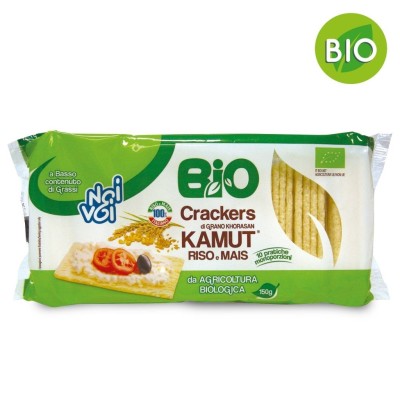 Crackers Kamut Riso e Mais BIO Noi&Voi - 150 g