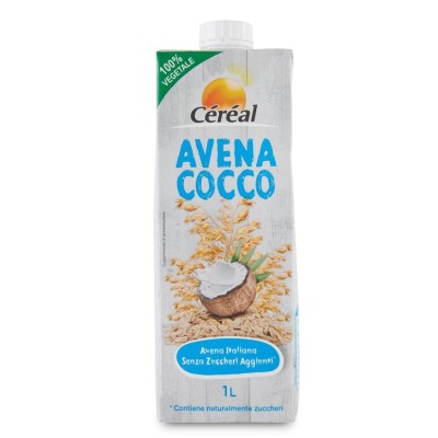 Bevanda Avena Cocco 100% Vegetale Cereal - 1000 ml