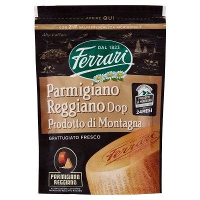 Formaggio Parmigiano Reggiano Grattugiato Ferrari - 100 g