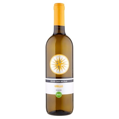 Vino Bianco Grillo Sicilia DOC BIO Feudi San Nicola - 750 ml