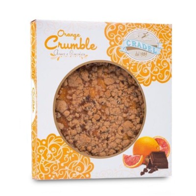 Torta Crumble Arancio e Cioccolato Cradel - 300 g