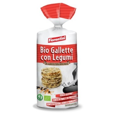Gallette con Legumi BIO Senza Glutine Fiorentini - 120 g 