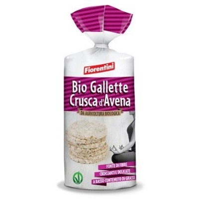 Gallette con Crusca d'Avena BIO Senza Glutine Fiorentini - 100 g 