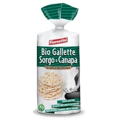 Gallette Sorgo e Canapa BIO Senza Glutine Fiorentini - 120 g 