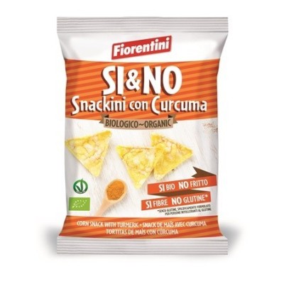 Snackini Si & No con Curcuma BIO Senza Glutine Fiorentini - 20 g 