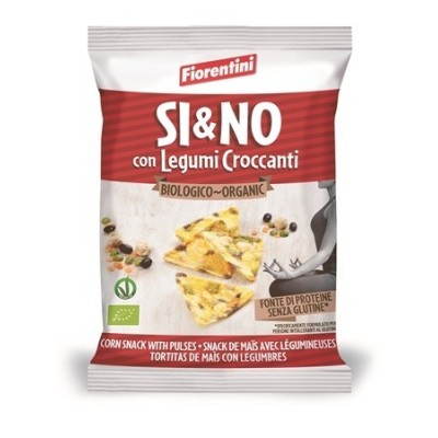 Snackini Si & No con Legumi Croccanti BIO Senza Glutine Fiorentini - 20 g 