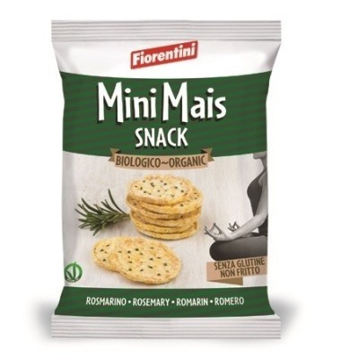 Mini Gallette di Mais al Rosmarino BIO Senza Glutine Fiorentini - 50 g 