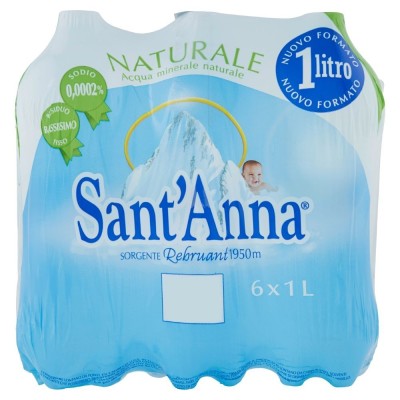Acqua Minerale Effervescente Naturale  Grazia - 6 Bottiglie da  1 LT