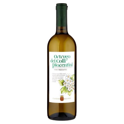 Vino Bianco Ortrugo Frizzante dei Colli Piacentini DOC Bacchini - 750 ml