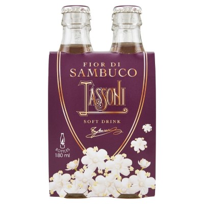 Fior di Sambuco Tassoni - confezione da 4 x 180 ml
