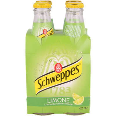 Limone Schweppes - confezione da 4 x 180 ml