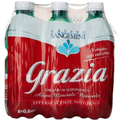 Acqua Minerale Effervescente Naturale  Ferrarelle - 6 Bottiglie da  1,5 LT