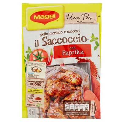 Il Saccoccio con Paprika per Preparare Pollo Morbido e Succoso Maggi - 34 g