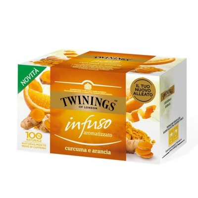 Twinings Infuso Aromatizzato Curcuma e Arancia Twist 20 Filtri - 40 g