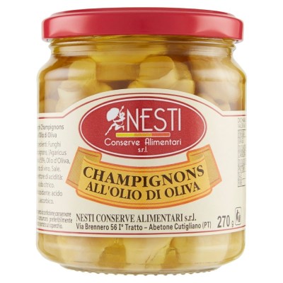 Funghi Champignons all'Olio di Oliva Nesti - 270 g