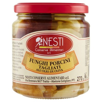Funghi Porcini Tagliati all'Olio di Oliva Nesti - 270 g