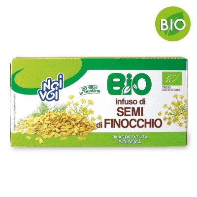 Infuso di Semi di Finocchio BIO 20 Filtri Noi&Voi - 40 g