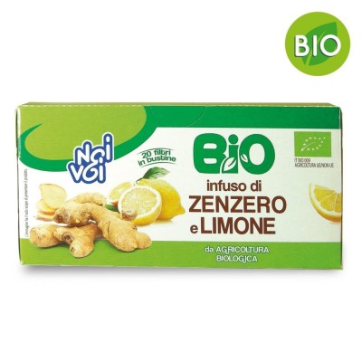 Infuso di Zenzero e Limone BIO 20 Filtri Noi&Voi - 40 g