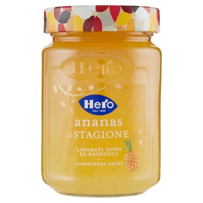 Confettura Extra di Ananas di Stagione Hero - 350 g