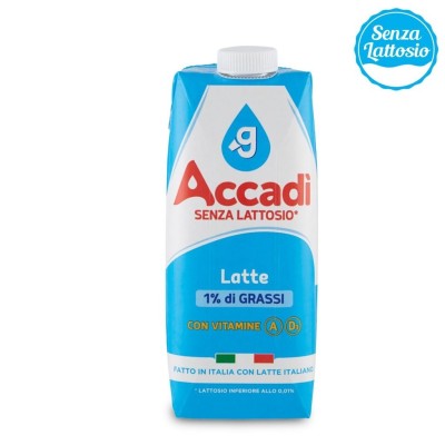 Latte Accadi UHT Alta Digeribilità Senza Lattosio Granarolo - 500 ml